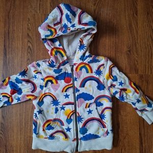 Hanna Andersson Rainbow Sherpa Hoodie